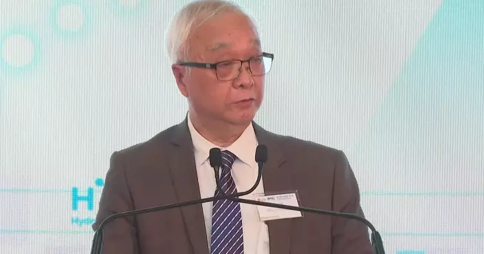謝展寰表示,明年上半年將向立法會提交修例建議,為規管氫氣安全及方便使用提供法律基礎,(網上截圖)