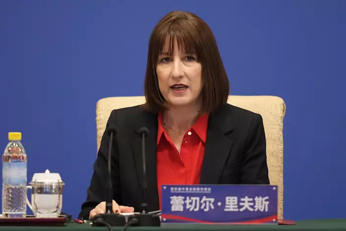 英國財相李韻晴 (AP 圖片)