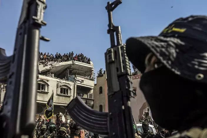 哈馬斯證實高級軍事指揮官被以軍打死。AP圖片