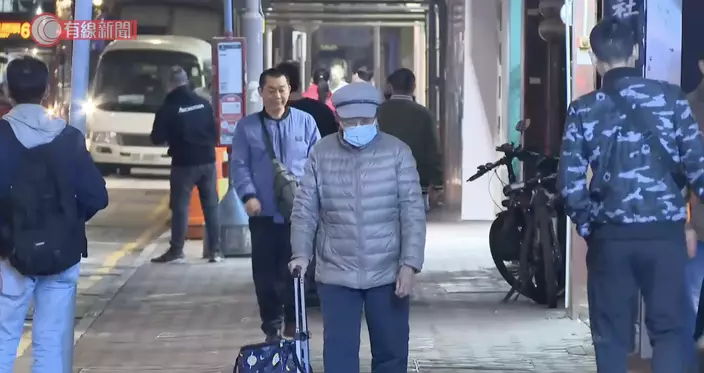 寒冷天氣警告生效。有線新聞截圖