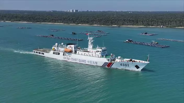 中國海警西沙艦。中國海警圖片