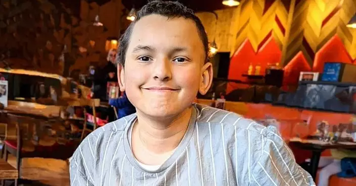 英國一名13歲男童Kian Roban因罹患癌症於復活節當日不幸離世。GoFundMe網站圖片
