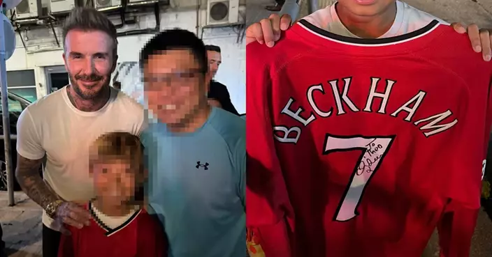 碧咸秘訪香港中環!粉絲野生捕獲激動爆喊 獲贈簽名球衣成「傳家寶」