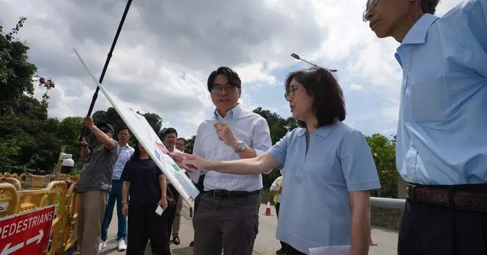 政府加緊處理皇后山邨及山麗苑食水事件。政府新聞處圖片