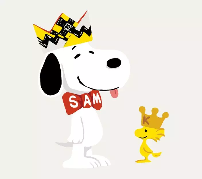 由四位藝術家所創造的Snoopy造型作品將化身大型藝術裝置,齊集時代廣場。(著名香港設計師王信明Kenny Wong所創作的作品)