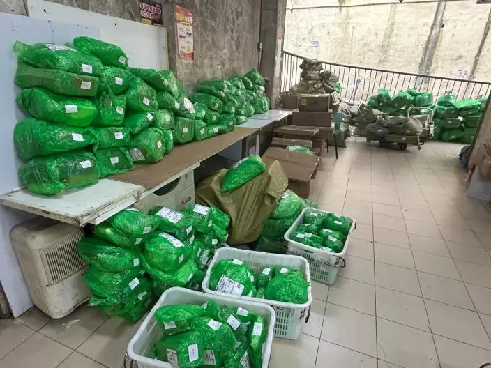 用戶配送選擇的減少。本報記者攝