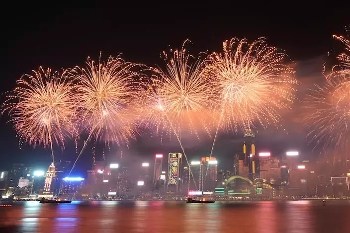 煙花匯演。資料圖片