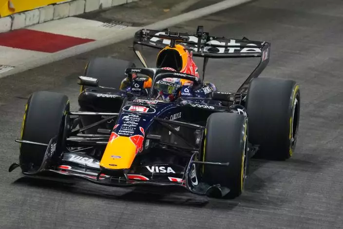 F1新加坡大獎賽於10月11日晚順利完結。AP圖