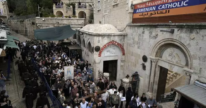 In Jerusalem, Palestinian Christians observe scaled-down Good Friday rituals