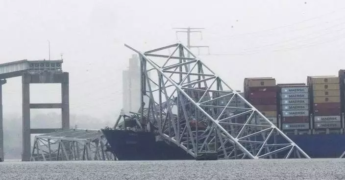 As cranes arrive at Baltimore bridge collapse site, governor describes daunting task of cleaning up