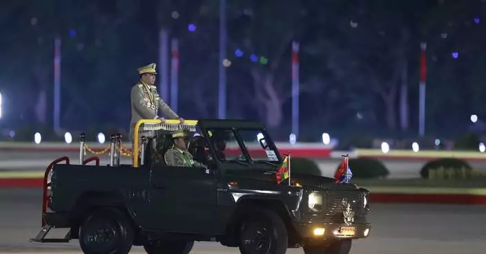Myanmar&#8217;s military makes its annual parade of strength despite unprecedented battlefield losses