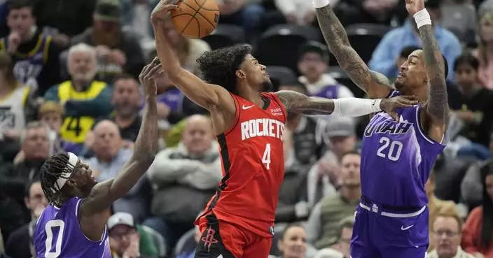 Jalen Green scores 34, leads Rockets to 11th straight win with 101-100 victory over Jazz