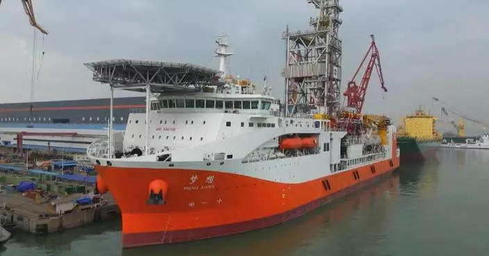 China's ultra-deepwater drilling ship enters phase of equipment testing, internal installation