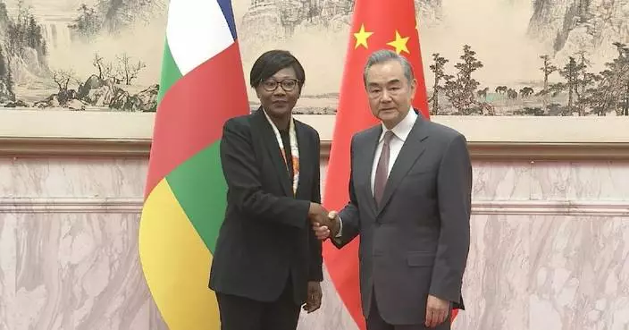 Chinese foreign minister talks with Central African counterpart on relations