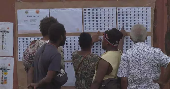 Solomon Islands voters poll for parliamentary election