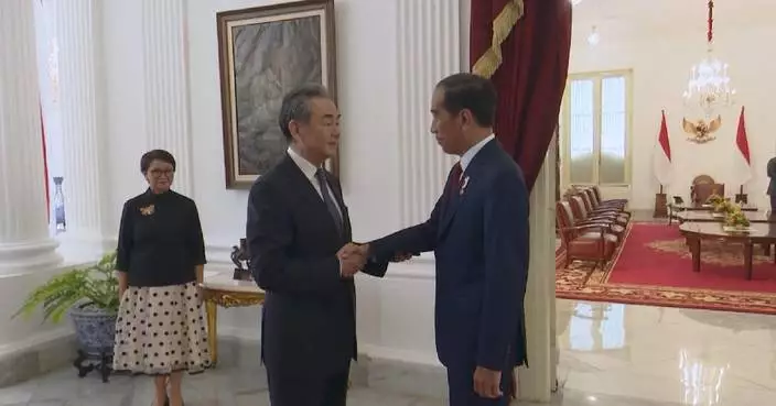 Indonesian President Joko Widodo meets Wang Yi