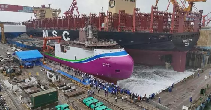 China's first deep-sea multi-functional research vessel undocked in Guangzhou