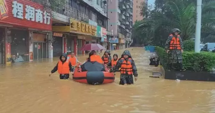 Heavy rain causes flooding, disrupts traffic in Guangdong, Jiangxi