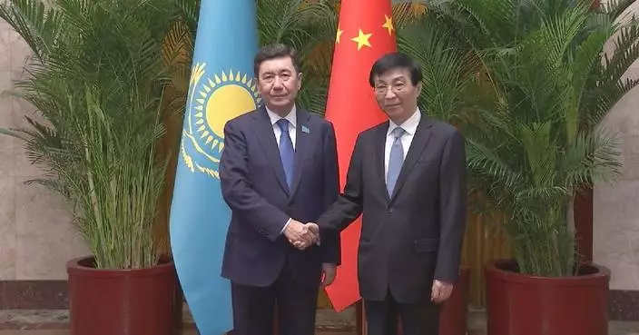 China's top political advisor meets speaker of lower house of Kazakh parliament