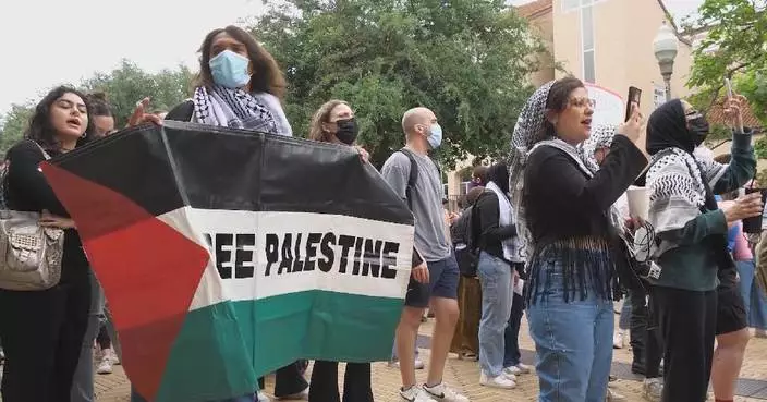 Texas students, police stand-off amid passionate demonstrations calling for Gaza ceasefire