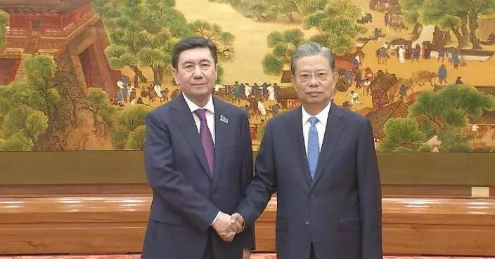 China's top legislator holds talks with Kazakh lower house speaker