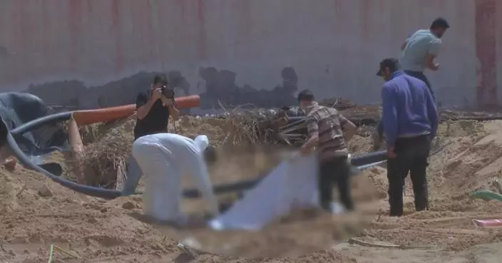 Nearly 400 bodies recovered from mass graves found in Gaza hospital
