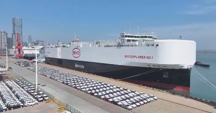 Lianyungang Port sees record-breaking exports of NEVs bound for Brazil