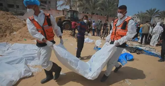 Identification work of bodies found in Gaza hospital underway