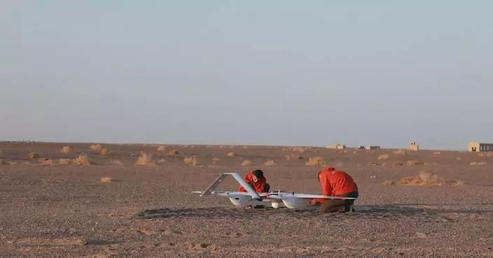 Unmanned smart technology aids search for returning astronauts in desert