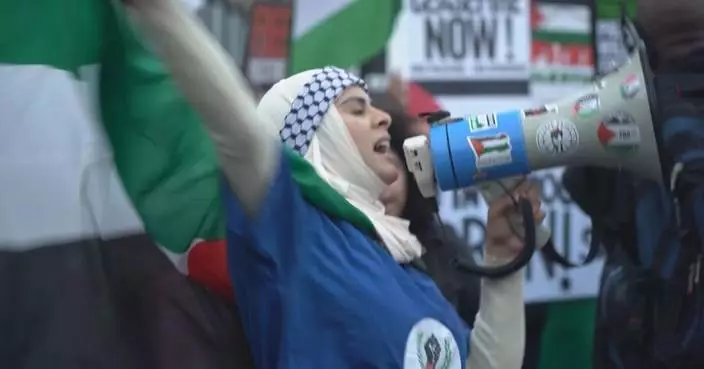 Thousands gather in London, calling for immediate ceasefire in Gaza