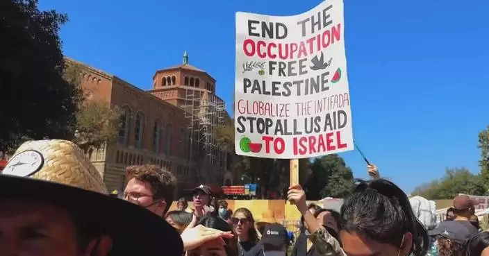 Pro-Palestinian protests continue at UCLA