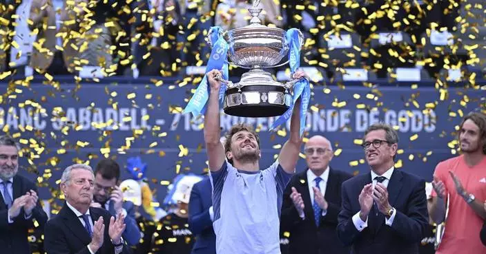 Ruud beats Tsitsipas to win Barcelona Open for biggest career title a week after loss in Monte Carlo