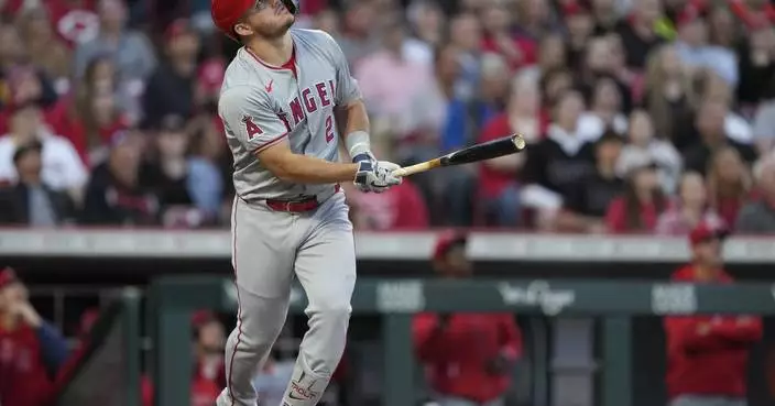 Trout bats leadoff for first time since 2020 as three-time AL MVP, Angels look to end slump