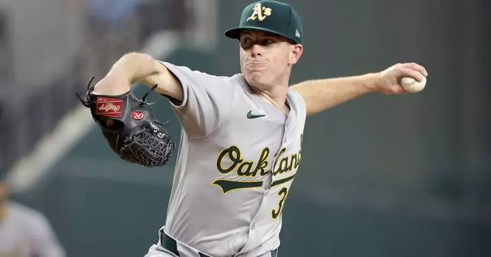 JP Sears carries no-hitter into 7th inning, Seth Brown homers as Athletics beat Rangers 1-0