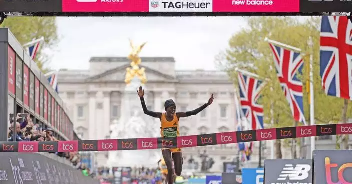 Olympic champion Jepchirchir wins women&#8217;s race at London Marathon in record time
