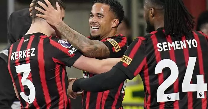 Kluivert’s late goal powers Bournemouth to 1-0 victory over Crystal Palace