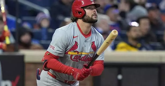 Alec Burleson snaps power drought with a 3-run homer, leading Cardinals past Mets 4-2