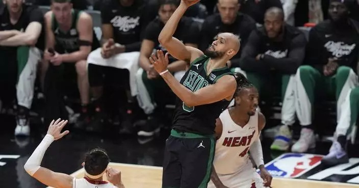 Derrick White scores 38, Celtics top Heat 102-88 to take a 3-1 East playoff series lead