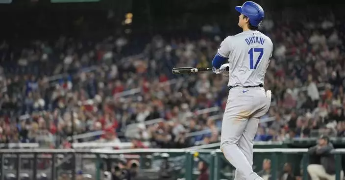 Shohei Ohtani hits 450-foot homer into second deck at Nationals Park in Dodgers&#8217; 4-1 win