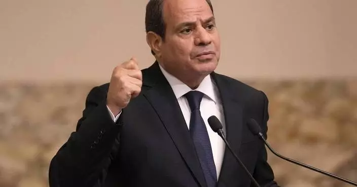 Egypt’s president is sworn in for a third 6-year term after running virtually unopposed
