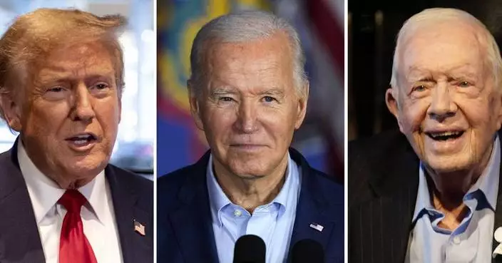 Donald Trump is running against Joe Biden. But he keeps bringing up another Democrat: Jimmy Carter