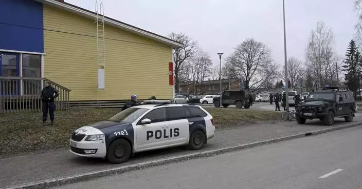 A 12-year-old student opens fire at a school in Finland, killing 1 and wounding 2 others