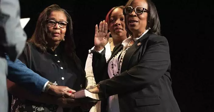 New Fort Wayne, Indiana, mayor is sworn in a month after her predecessor's death