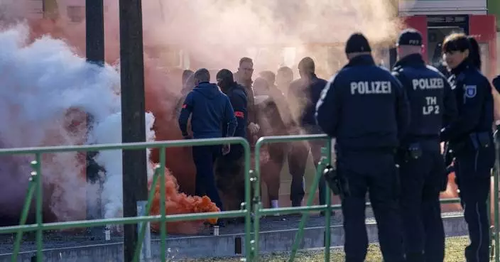 Hundreds of German police subdue &#8216;hooligans&#8217; in training exercise for Euro 2024