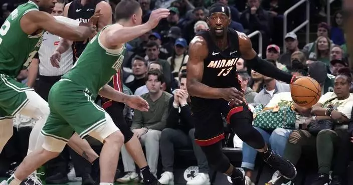 Heat set franchise playoff record with 21 3-pointers in Game 2 against Celtics