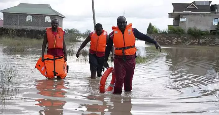 At least 70 people killed by flooding in Kenya as more rain is expected through the weekend