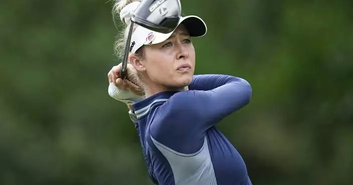 Korda 1 stroke back in suspended 3rd round of Chevron Championship as she chases 5th straight win