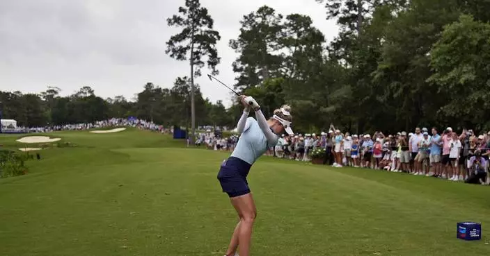 Nelly Korda 1 shot back through 36 holes at Chevron Championship as she chases 5th straight victory
