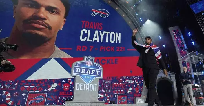 Buffalo Bills take a chance on English rugby player Travis Clayton with their last pick in NFL draft
