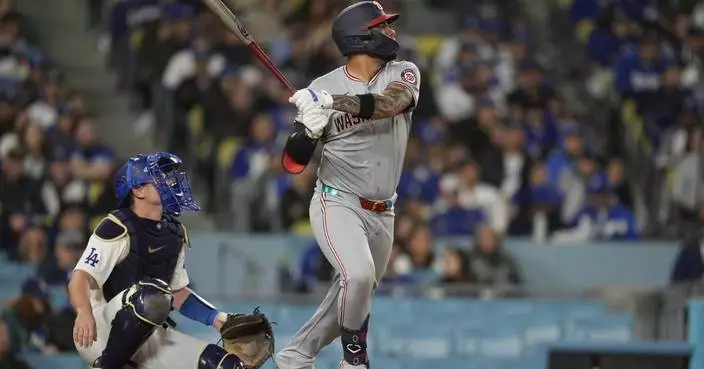 García's 3-run homer lifts Nationals over Dodgers 6-4 on Jackie Robinson Day